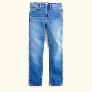 J.Crew 9" Vintage Straight Jean in Medium Vitange Wash
